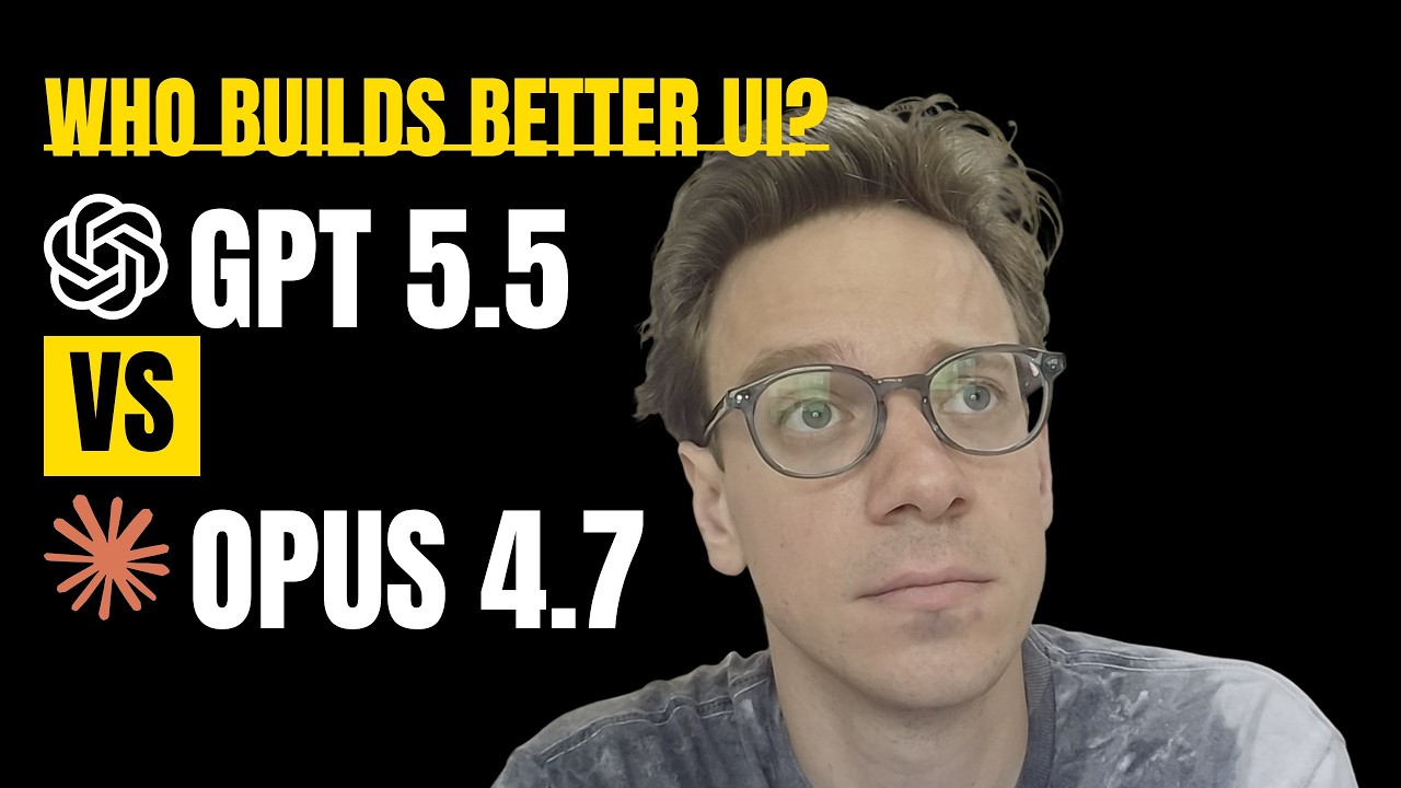 Сравнение пользовательских интерфейсов: GPT 5.5 против Opus 4.7