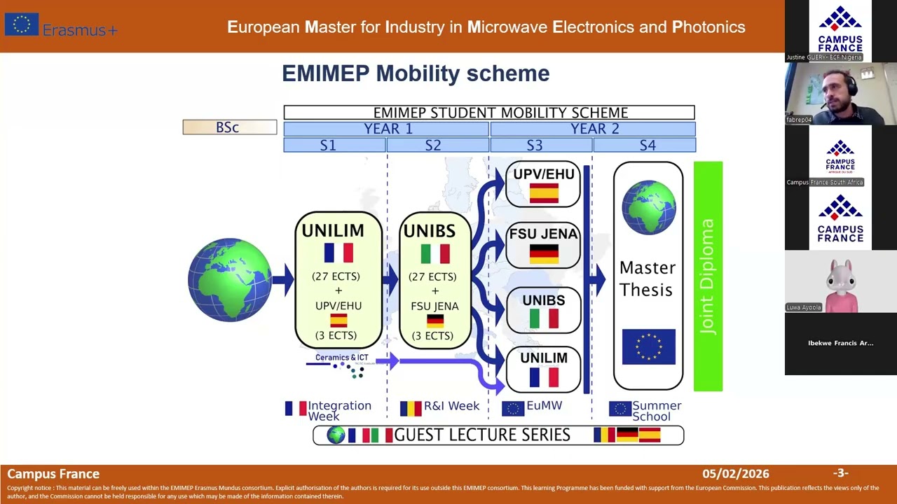 Вебинар - Университет Лиможа