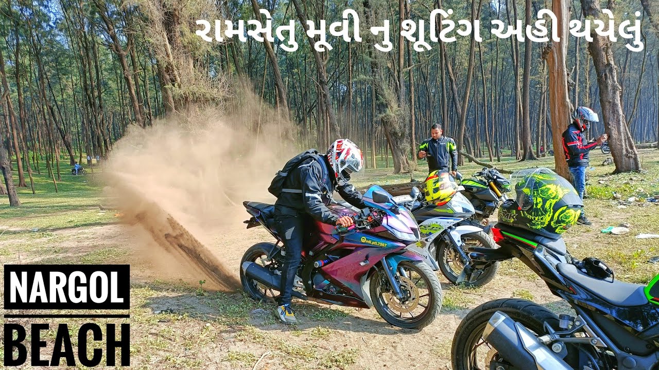 nargol beach ride with d town bikers vapi valsad Gujarat my life's first autograph
