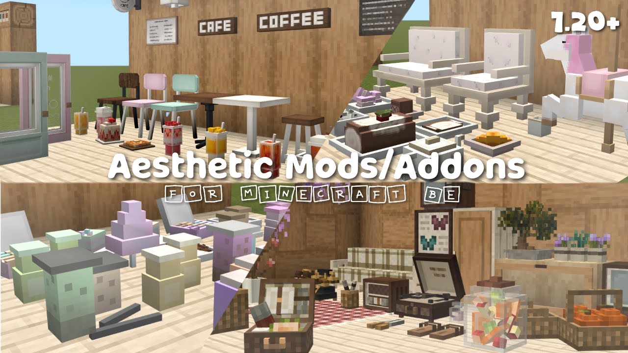 Aesthetic Mods/Addons for Minecraft PE/BE 1.21