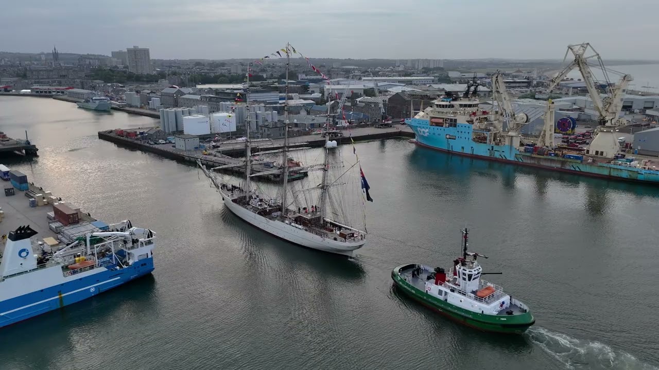 The Tall Ships, Aberdeen - Arrival - Thursday 17th July 2025