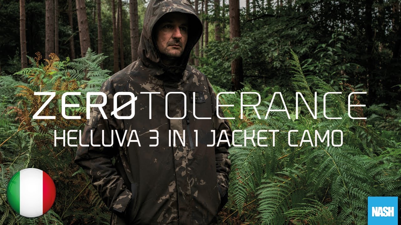 Nash ZT Helluva 3in1 Waterproof Camo Jacket ITA