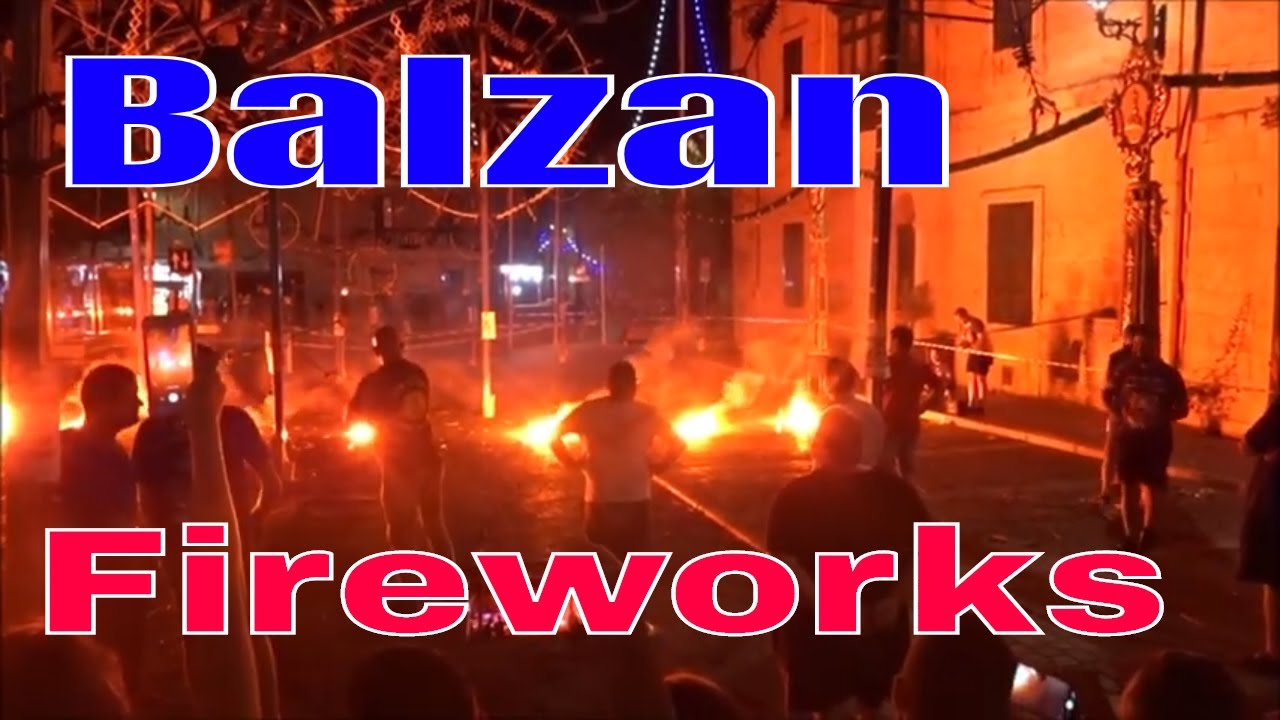 Amazing Balzan Ground Fireworks, Malta 2019