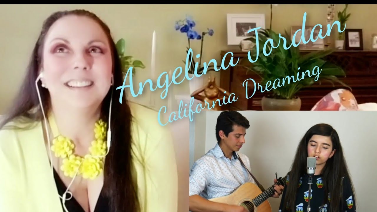 РЕАКЦИЯ Анджелины Джордан (California Dreaming)