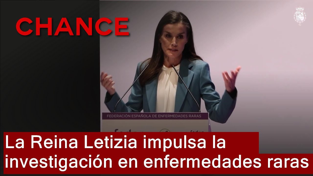 La Reina Letizia hace un llamamiento a la investigación de las enfermedades raras