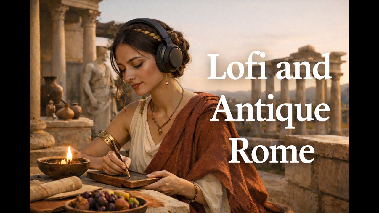 Echoes of Ancient Rome 🌾 Lofi Harp & Calm Vocals