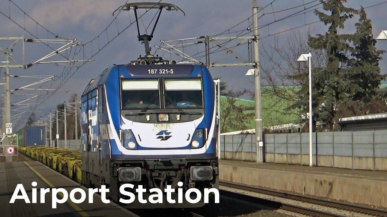 Austrian Trains Vlog #6 - Suburban, Express and Freight Trains at Flughafen Graz in Austria