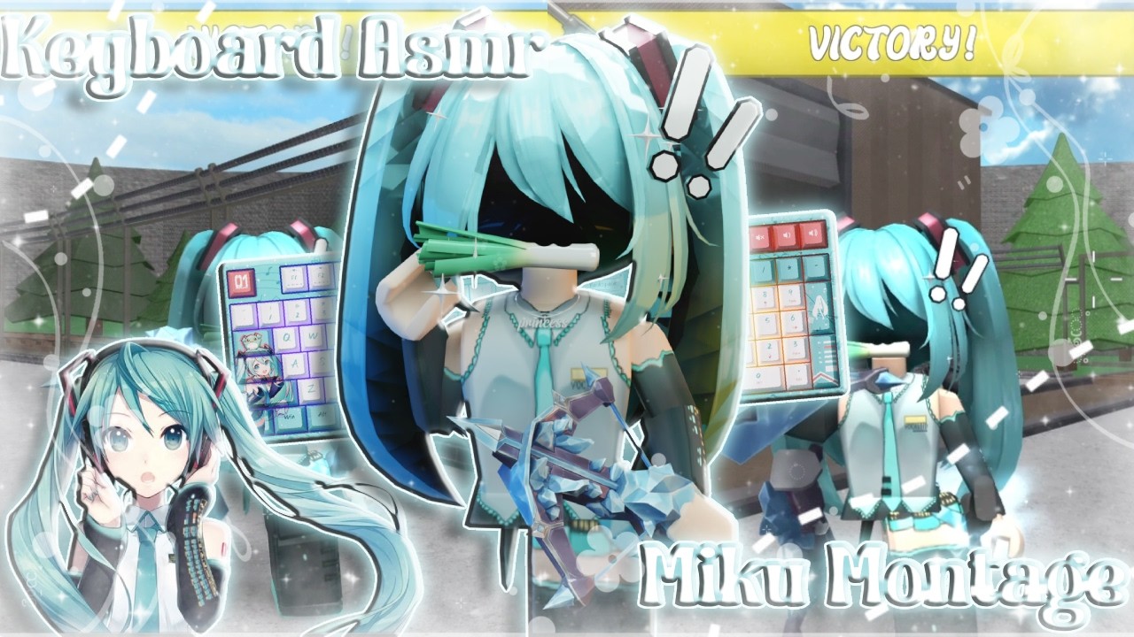 ⭑.ᐟ Playing mm2 as Miku ‧˚꒰Keyboard Asmr ୭ ˚. ᵎᵎ Murder Mystery 2₊˚⊹ ᰔ