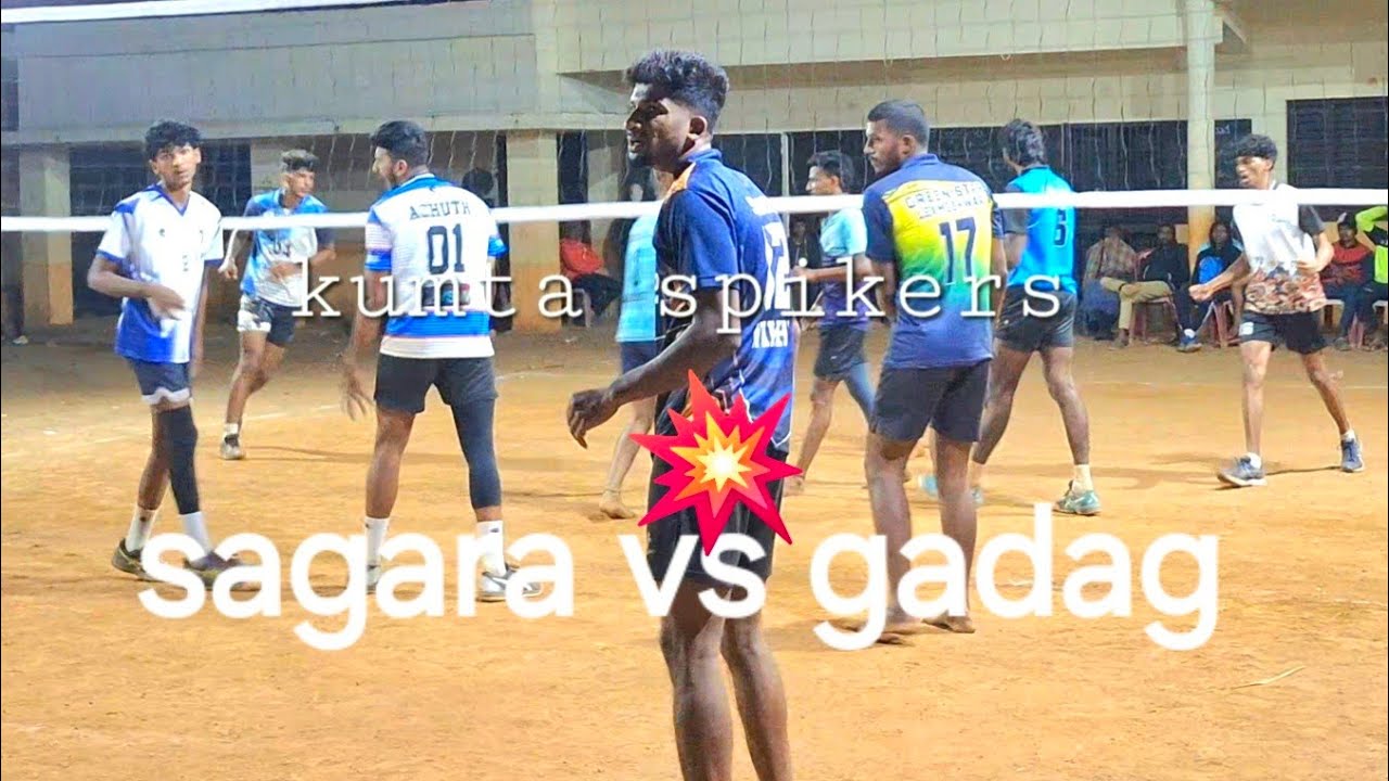 kalgatagi volleyball 🏐 turnament semifinal sagara vs gadag