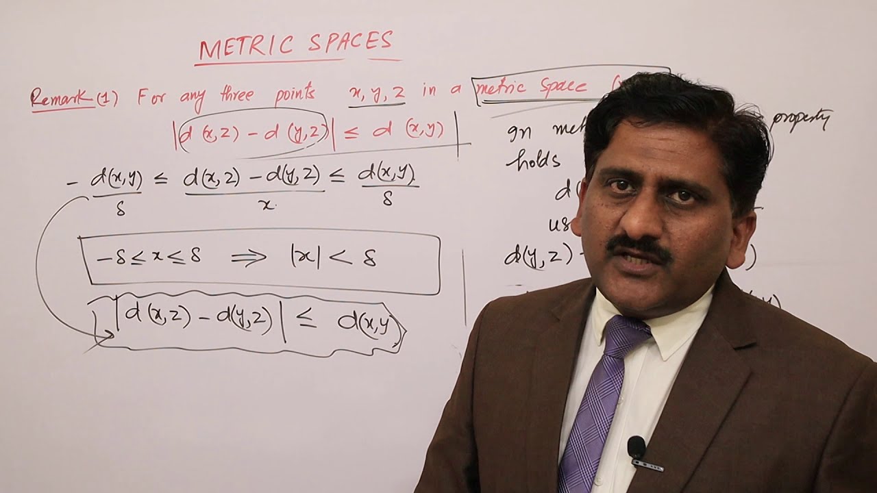 4. Metric Space | functional Analysis-1 | Prof Khalid