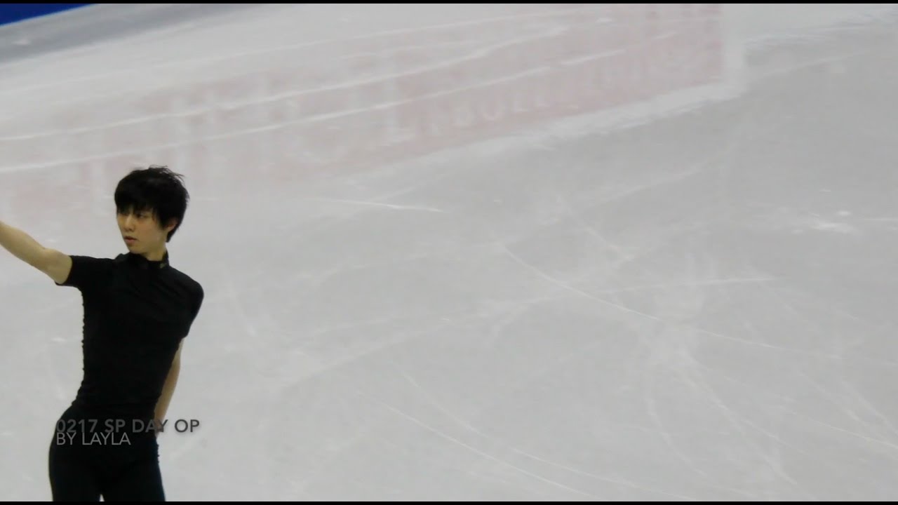 Yuzuru Hanyu-2017 4CC SP run-through on 3 OP days [Fan cam]