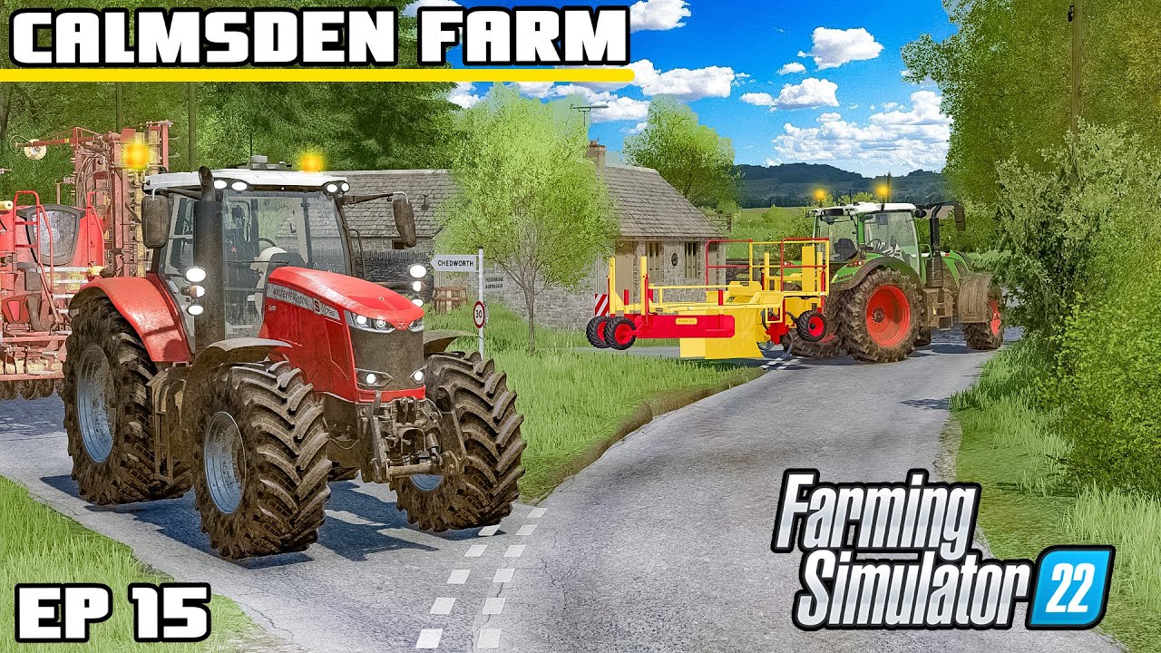 ВЕСНА ПРИШЛА! ТЕЛЕХОЗЯЙКА? | Calmsden Farm | Farming Simulator 22 - Эпизод 15