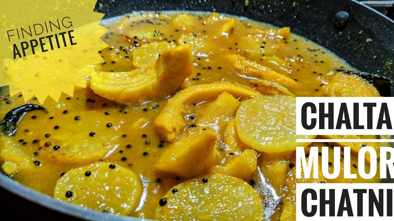 চালতা মুলোর চাটনি | CHALTA MULOR CHATNI | FINDING APPETITE 