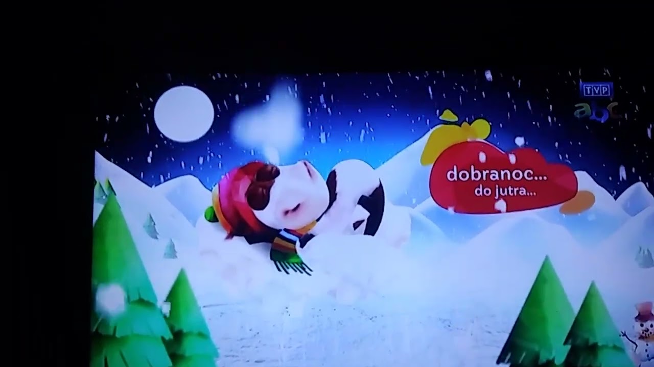 TVP ABC - Tyłówka Wieczorynki i początek bloku reklamowego (18.12.2019)