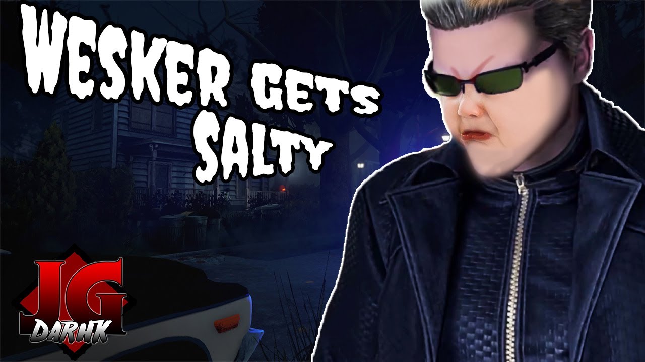 WESKER GETS SALTY IN END GAME CHAT || DEAD BY DAYLIGHT