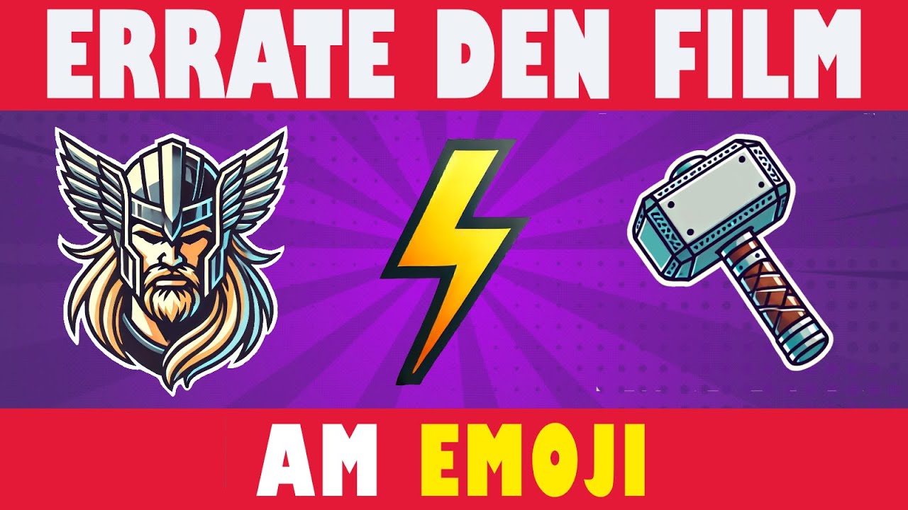 Errate den Film am Emoji Quiz - 120 Filme anhand von Emojis erraten