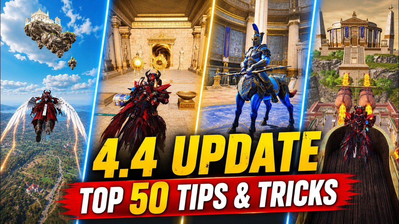 😱 OMG !! 4.4 UPDATE HERO'S CROWN IS HERE - TOP 50 TIPS & TRICKS & RELEASE DATE IN BGMI