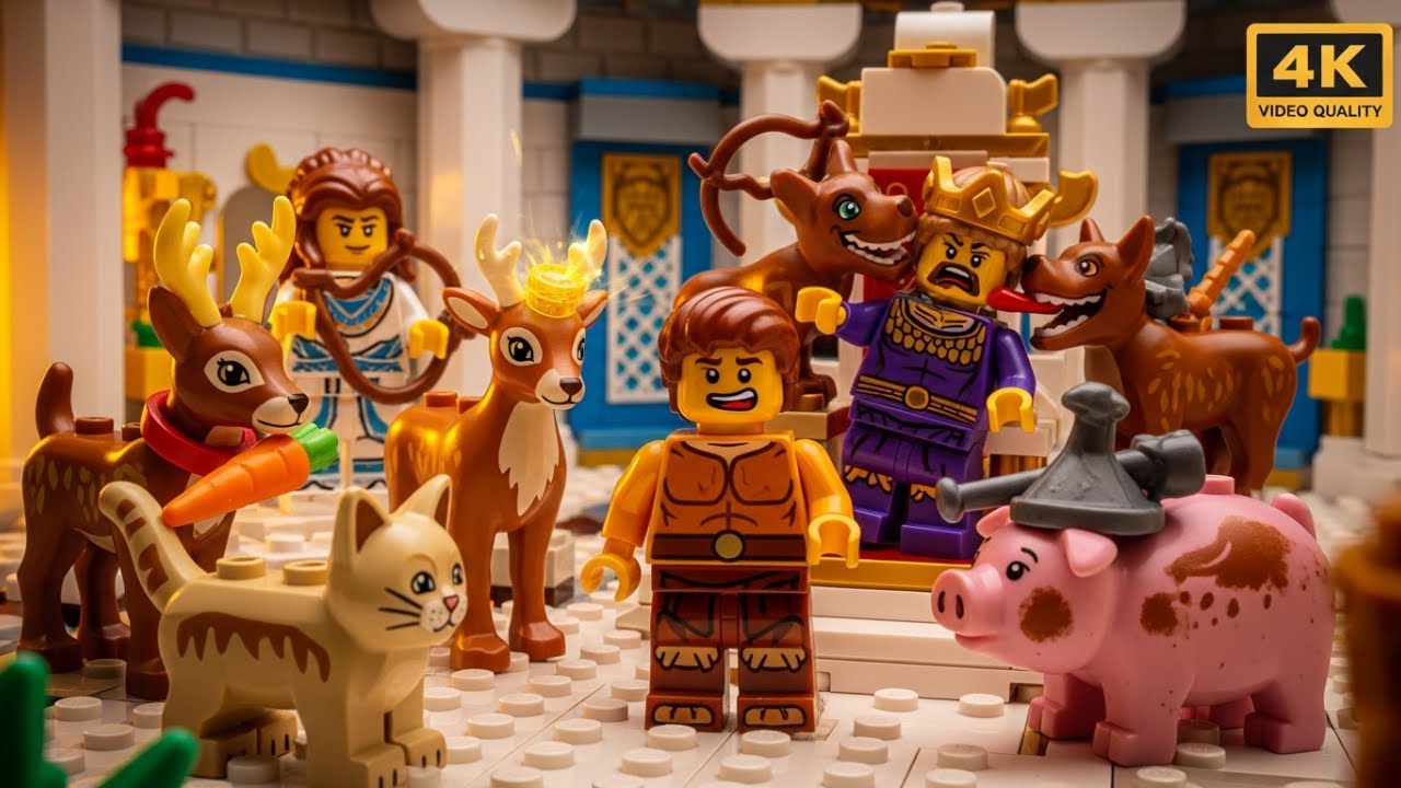 Greek Mythology: The 12 Labors of Hercules (LEGO Parody)