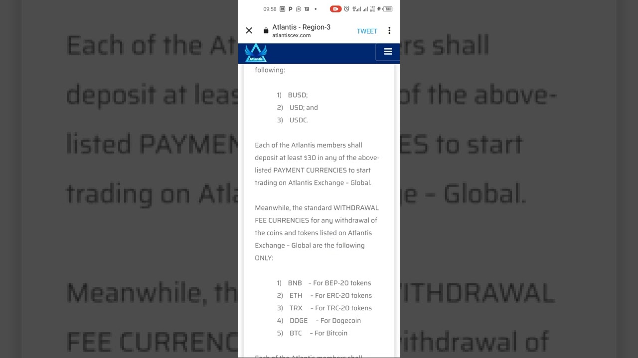 HOW TO WITHDRAW FROM ATLANTISCEX EXCHANGE