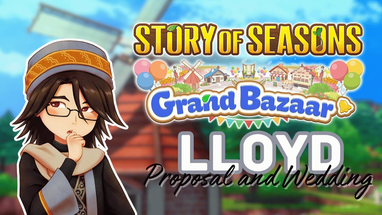 Story of Seasons Grand Bazaar: Lloyd Proposal and Wedding