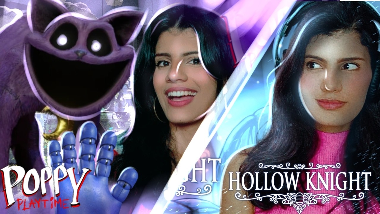 🔴 JOGANDO POPPY PLAYTIME 3 E DEPOIS CONTINUANDO HOLLOW KNIGHT! VEM PRA LIVE!!!