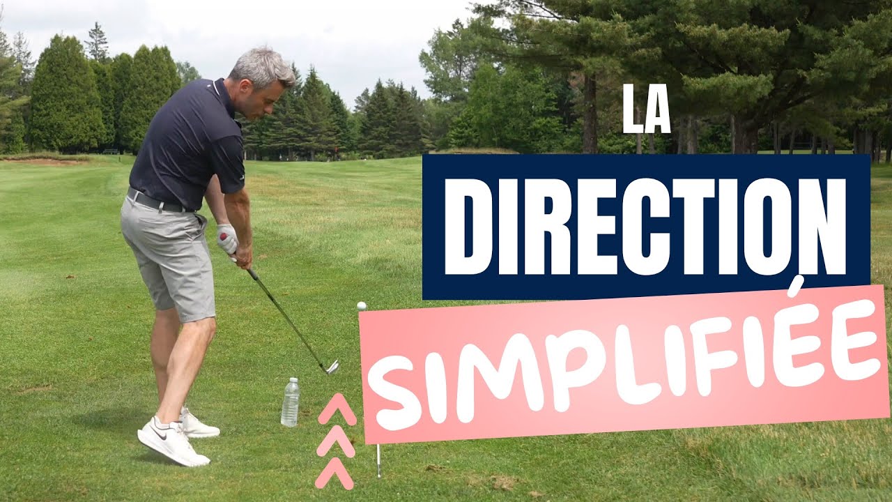 On veut arrêter d'envoyer la balle à gauche et à droite au golf!