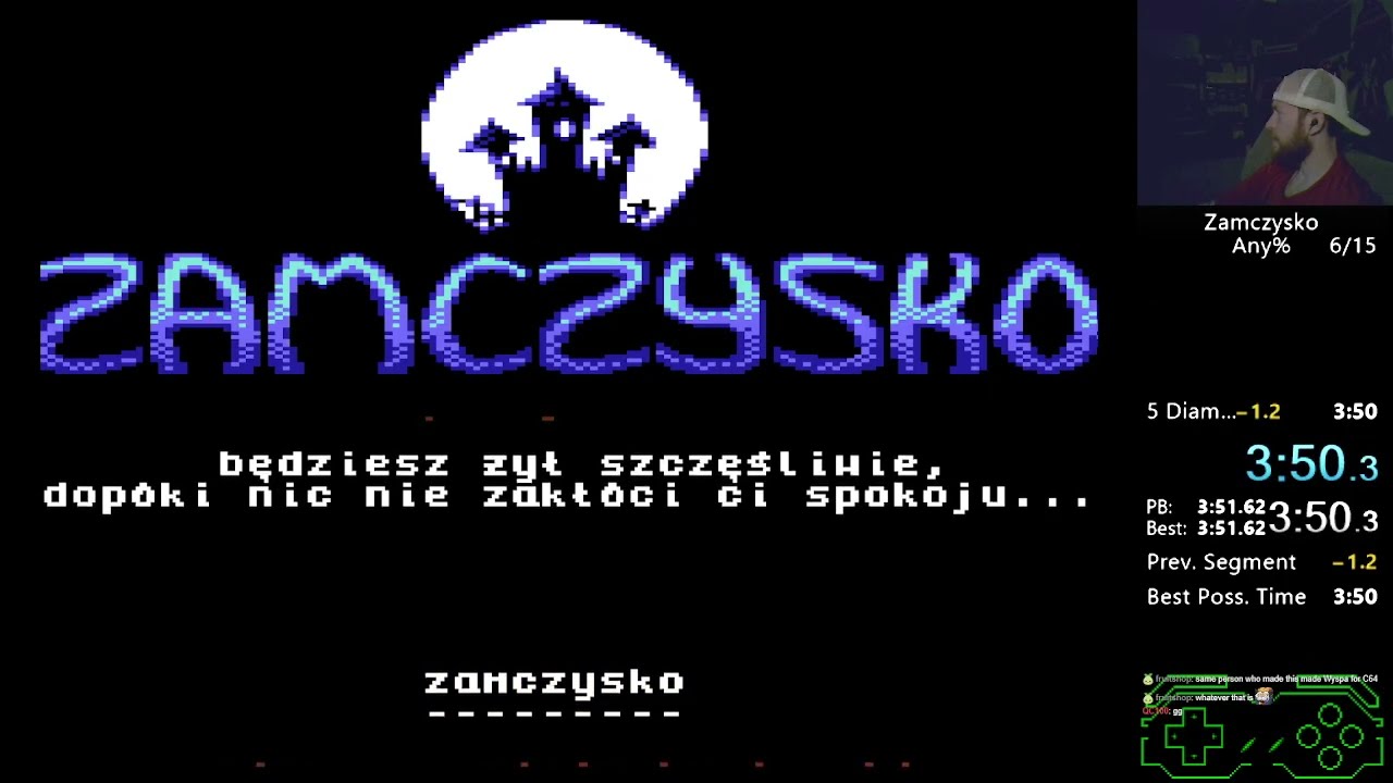 Zamczysko (C64) Any% 3:50