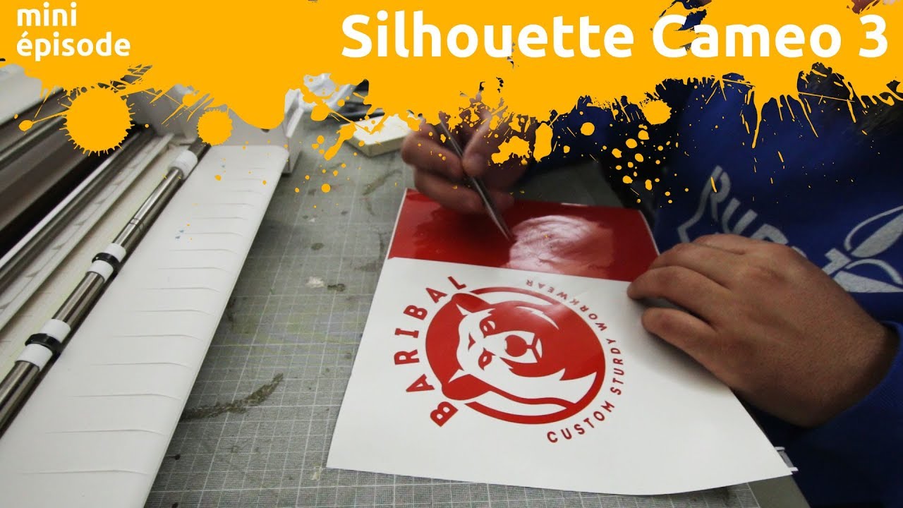 utilisation de la découpeuse vinyl Silhouette Cameo 3 - miniEpisode
