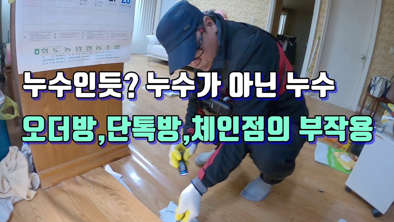 오더방,단톡방,체인점의 부작용.누수인가 아닌가?함량미달 무면허 업체가 늘어나는 이유.