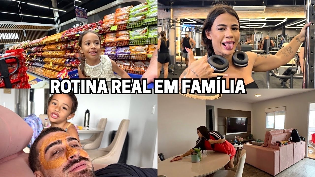 Vlog compras no supermercado em família | Gabi Magsan 