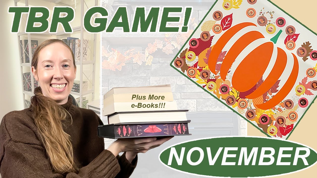 Уютный хаос или уютный покой? Моя ноябрьская игра TBR! 🍂📚 | Ноябрьская игра TBR 2025