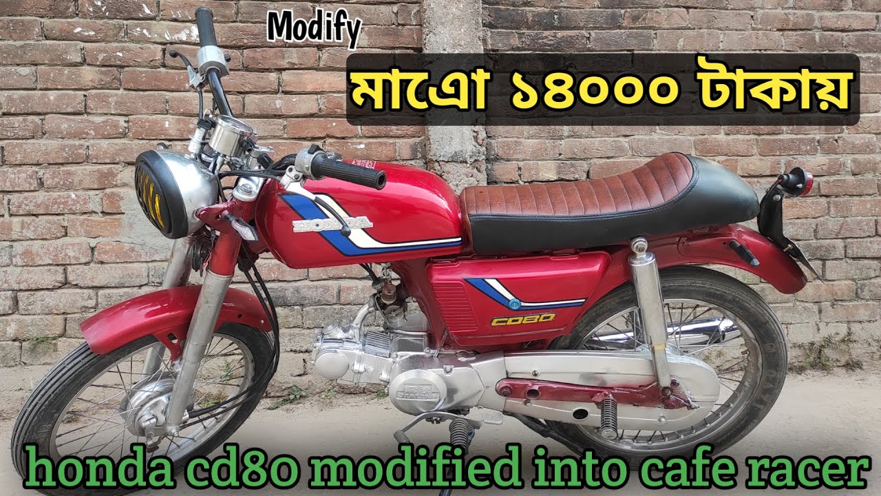 Honda CD80 Modified into cafe racer#ICD_BIKES|Modified Bike in BD/Dhaka,Tongi 2021