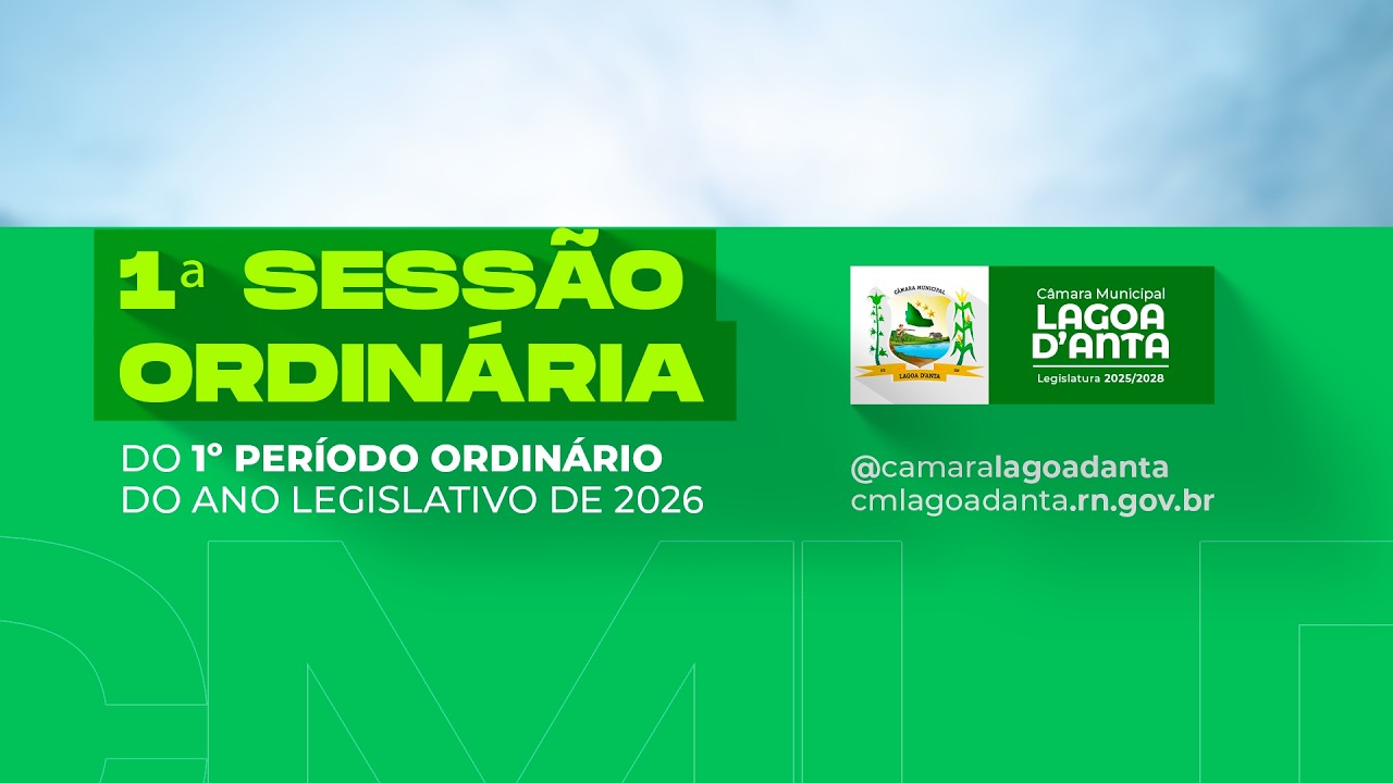 1ª  Sessão  Ordinária  do  1º  Período  Ordinário  de  2026