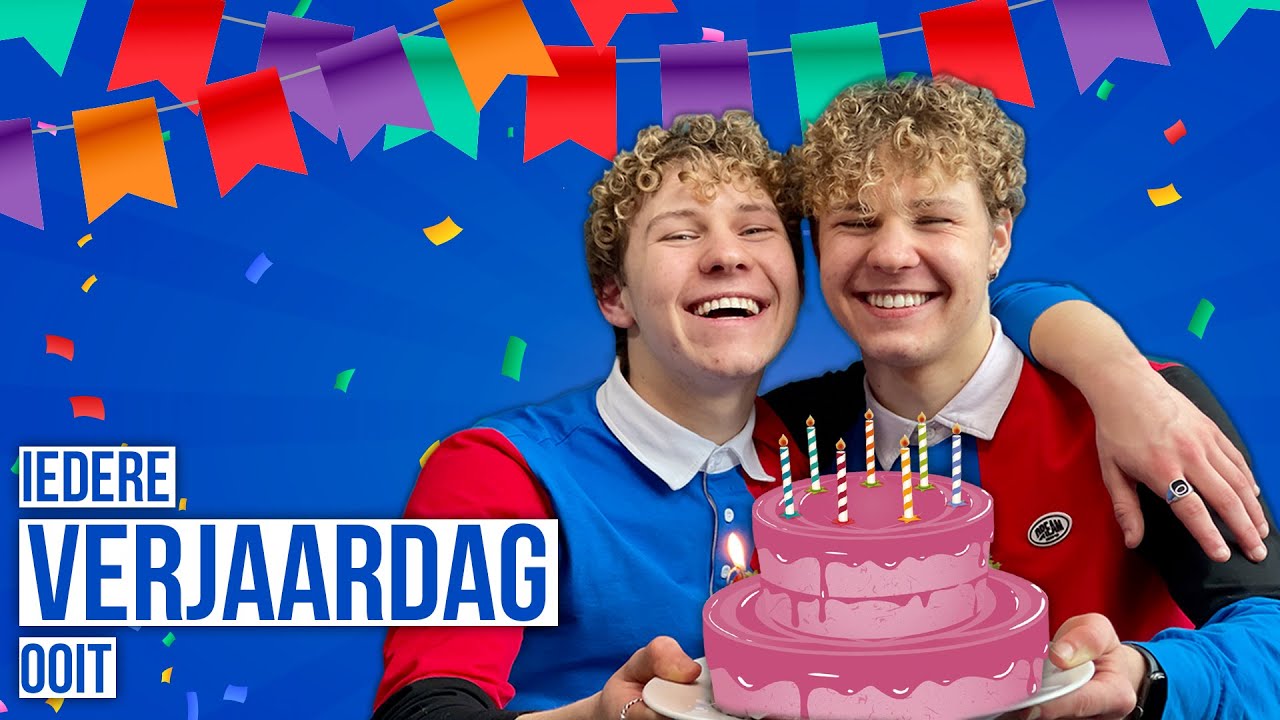 Iedere NEDERLANDSE VERJAARDAG ooit