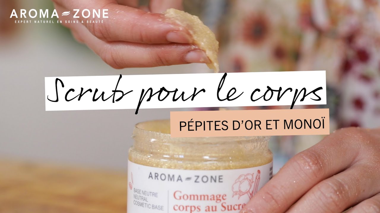 Recette DIY : Gommage corps pailleté au Monoï
