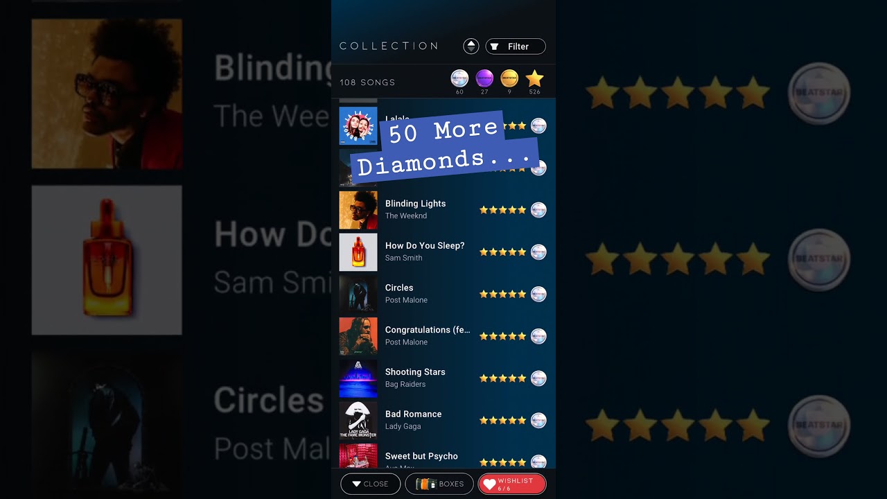 Just a quick diamond update... (Beatstar - Touch Your Music)