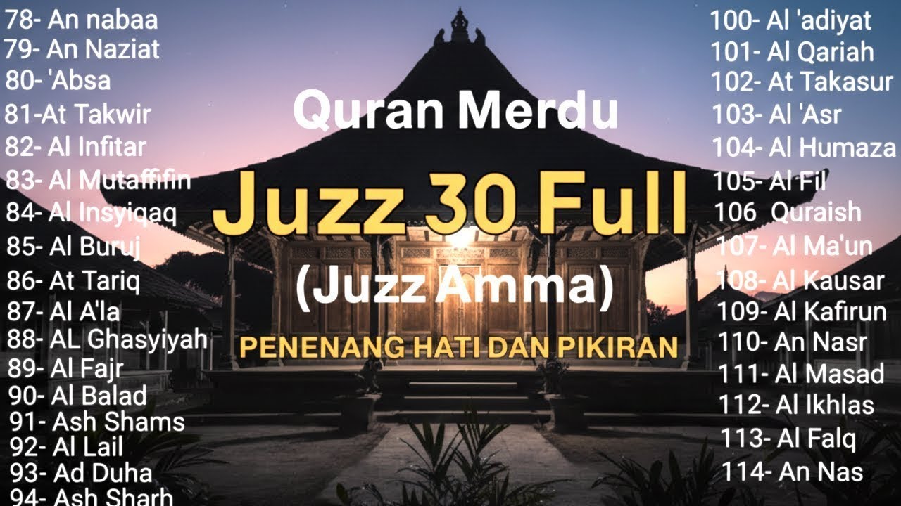 Ngaji Merdu Juz 30 Full | Langgar Desa Menyambut Pagi