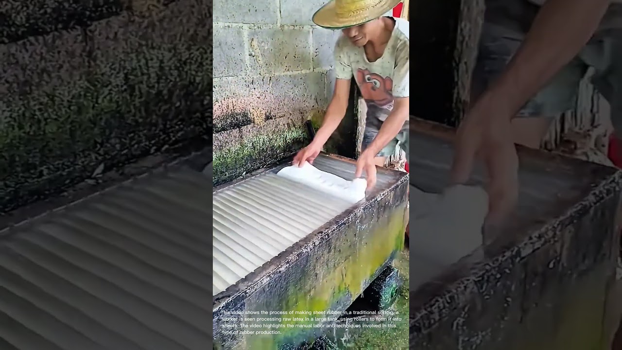 Traditional Rubber Processing: From Latex to Sheet Rubber