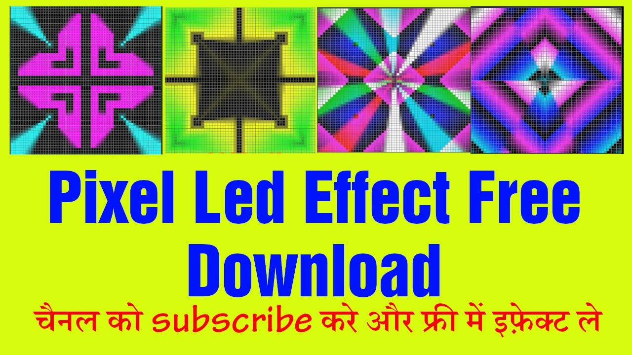 best effect in Pixel Led | Neonplay Tutorial In hindi | 2021 best effect free download