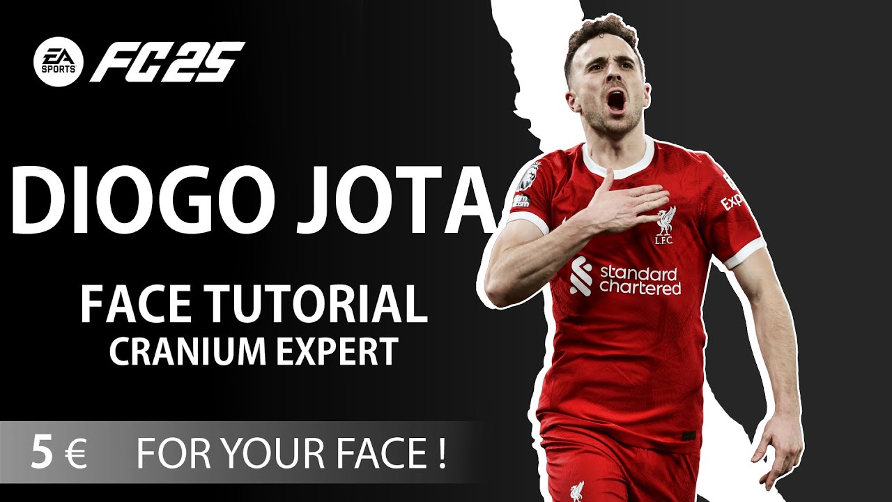 EA FC 25 - How to create DIOGO JOTA - Pro Clubs Face Creation - Lookalike