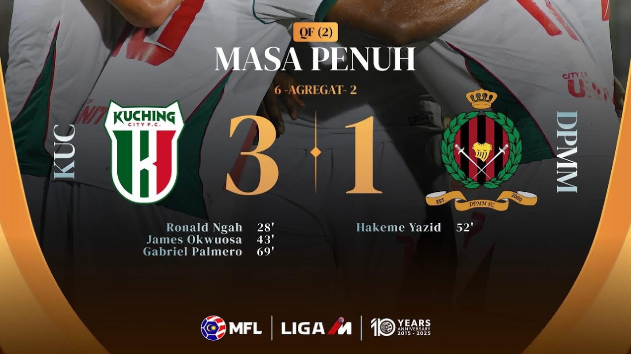 TYT Sarawak dan Toh Puan nangga Kuching City Fc vs DPMM Fc