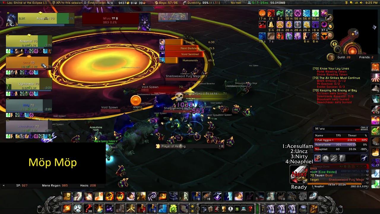 oof vs M'uru (TBC5MAN - Holy Priest PoV)
