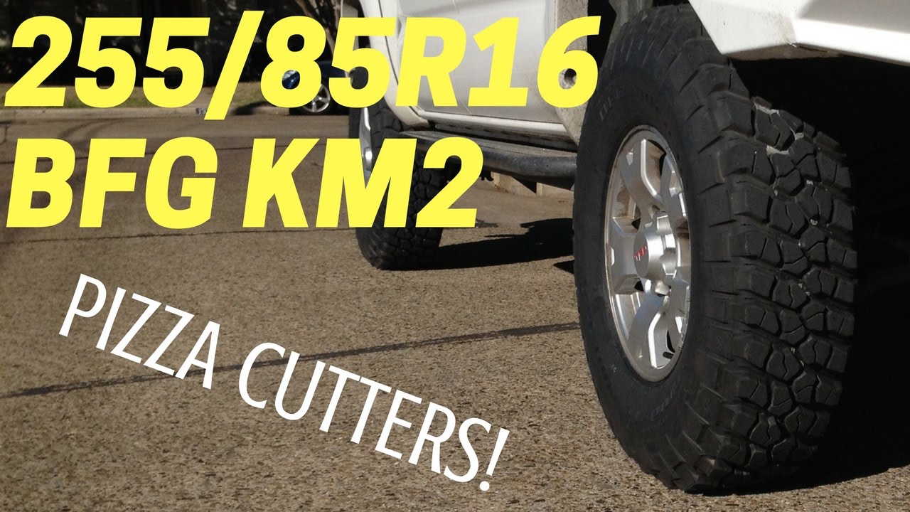 TOYOTA TACOMA  with 255 85 R16 BFG KM2 |  Tall Skinny Mud Terrain Tires