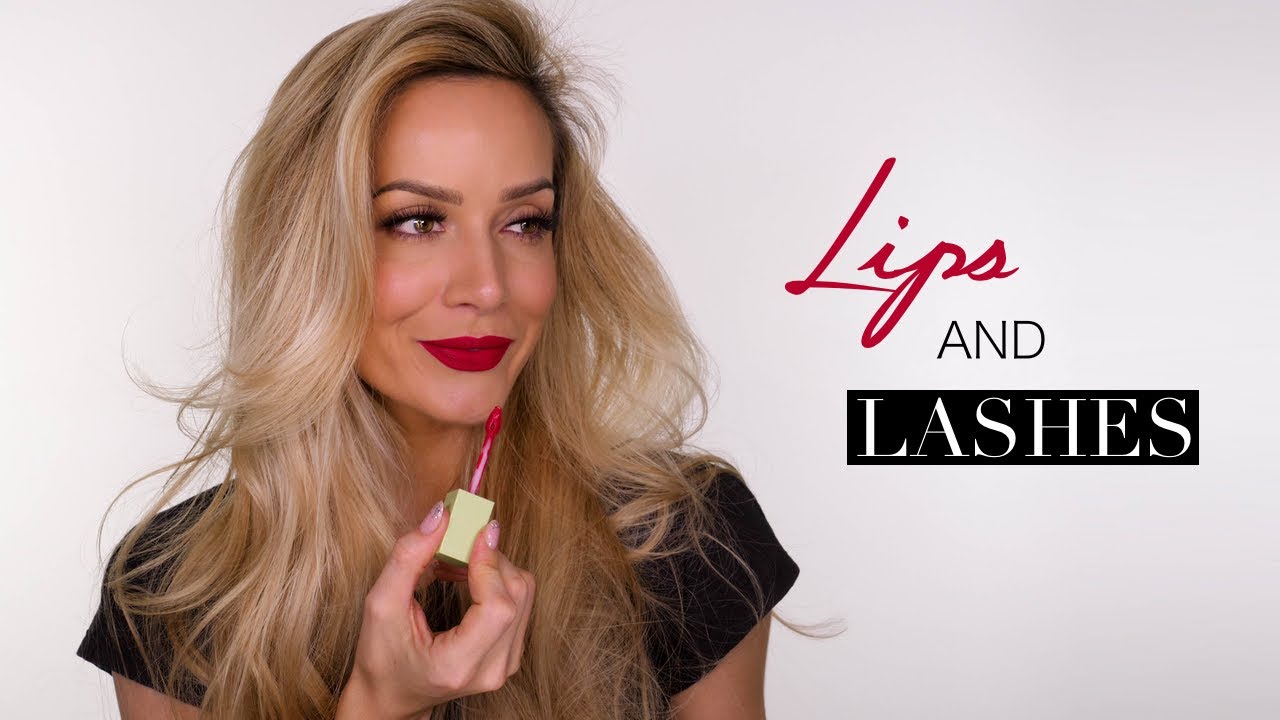 Red Lips & Lashes Makeup Tutorial | Shonagh Scott