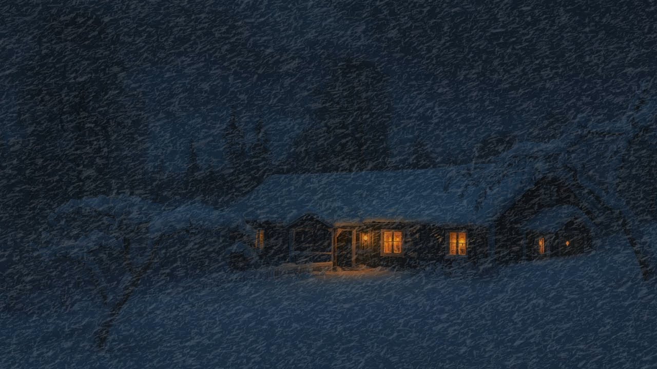 Relentless Howling Wind & Harsh Cold Ambience | Howling Winds & Frosty Night Ambience for Deep Sleep
