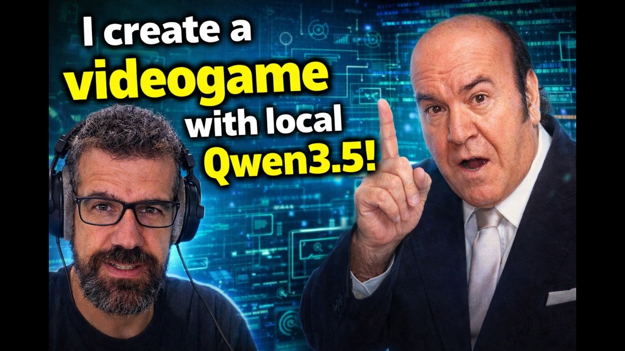 I create a videogame with local Qwen3.5!