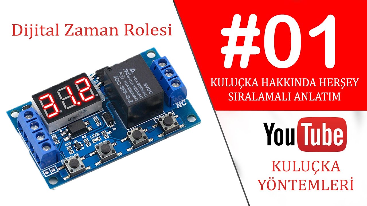 Dijital Zaman Rölesi Gecikme Zamanlayıcı Kontrol Anahtarı Bağlantı Ve Menü Anlatımı