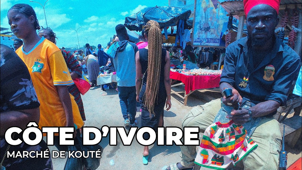 L'IMMENSE marché de friperies d'Abidjan 