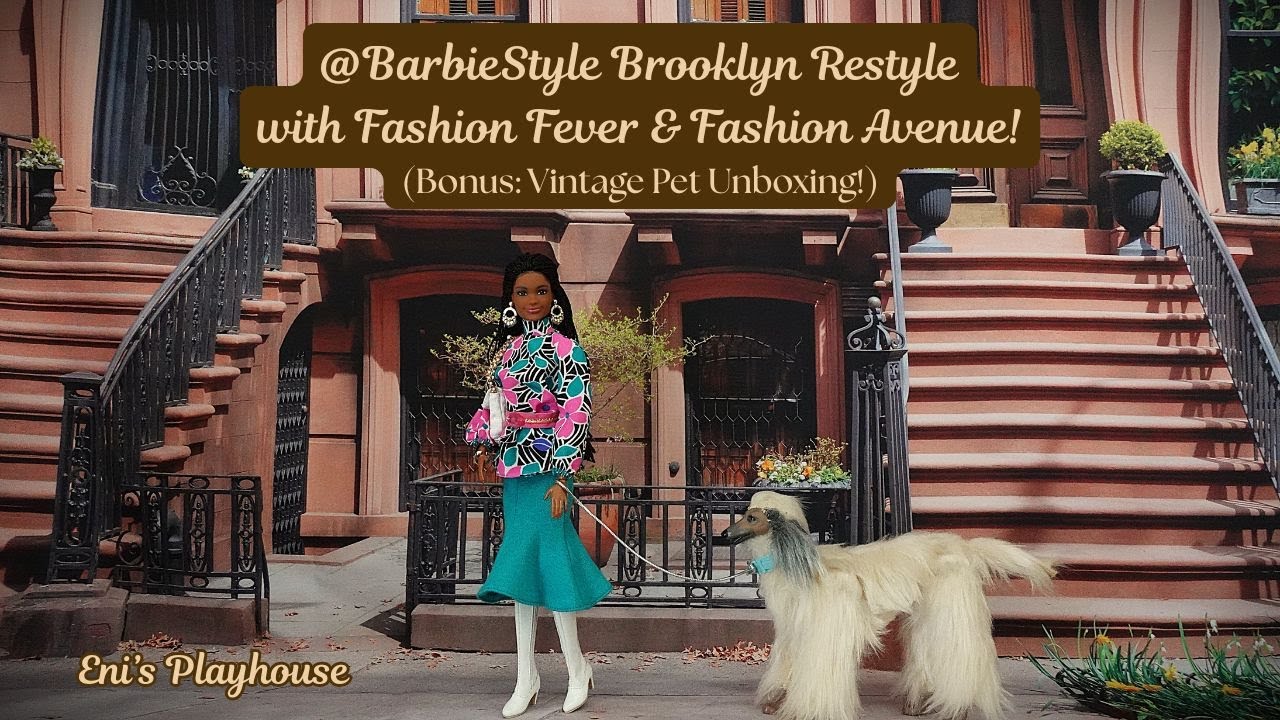 BarbieStyle Brooklyn Restyle | Y2K Fashion Fever & Fashion Avenue (Bonus: Vintage Pet Unboxing!)