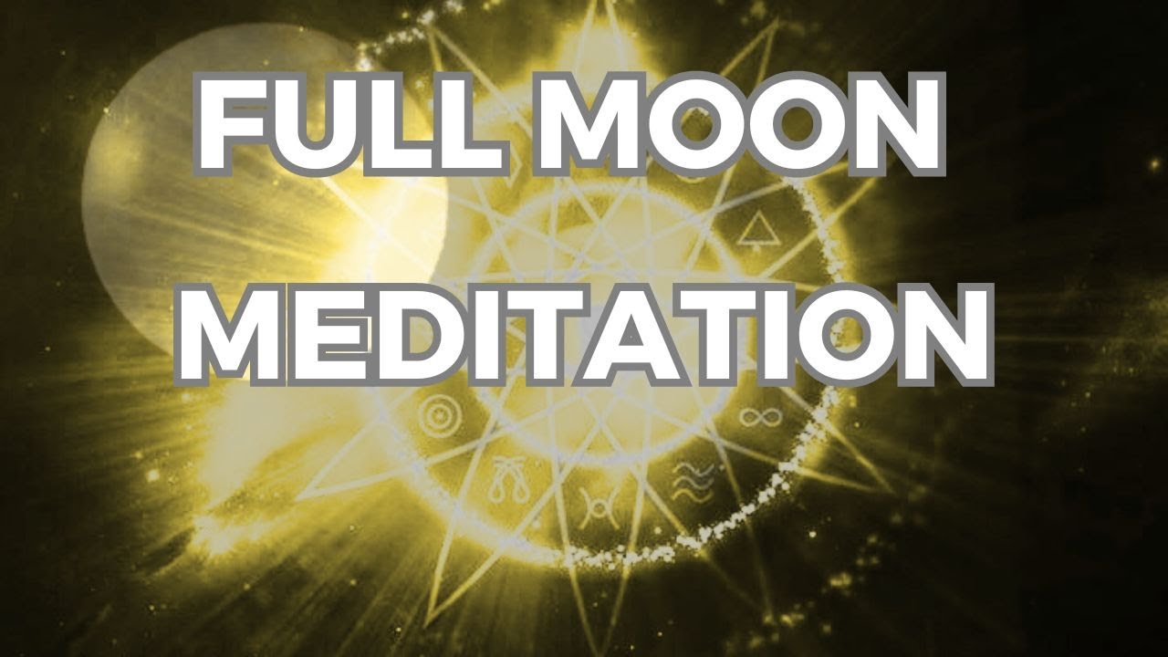 HEAL and CONNECT🙏 15 min guided  FULL MOON meditation🌔🌕